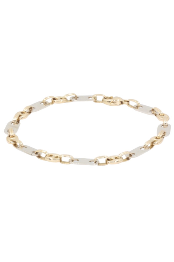 BRACELET PLAQUES ET GRAINS DE CAFE