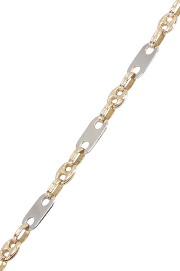 BRACELET PLAQUES ET GRAINS DE CAFE