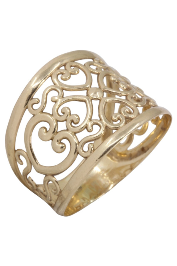BAGUE MODERNE AJOURÉE