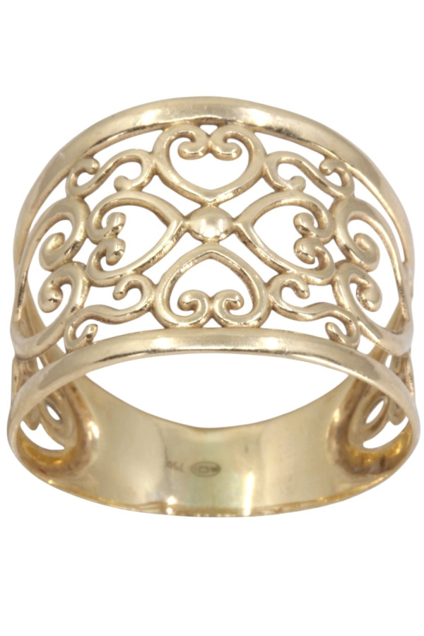 BAGUE MODERNE AJOURÉE