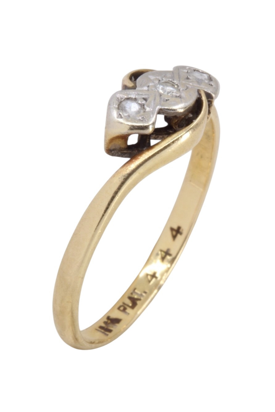 BAGUE DIAMANTS NAPOLÉON III