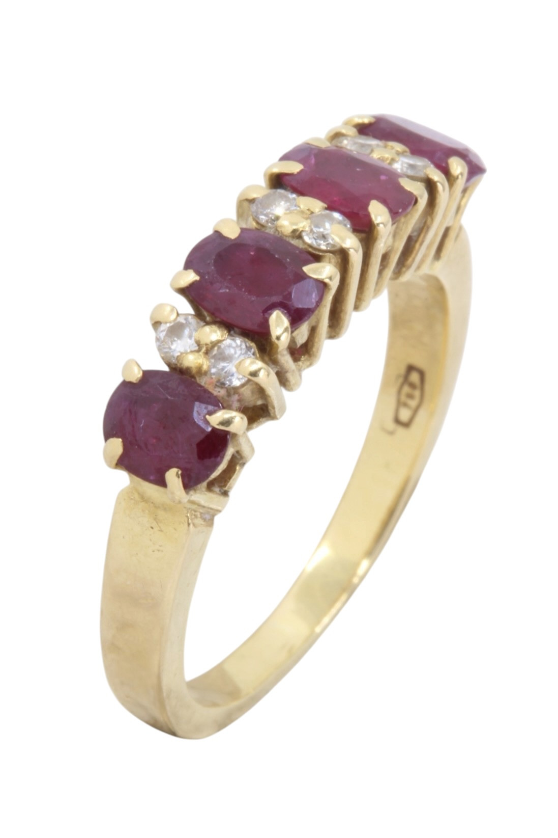 BGAUE JARRETIERE RUBIS ET DIAMANTS