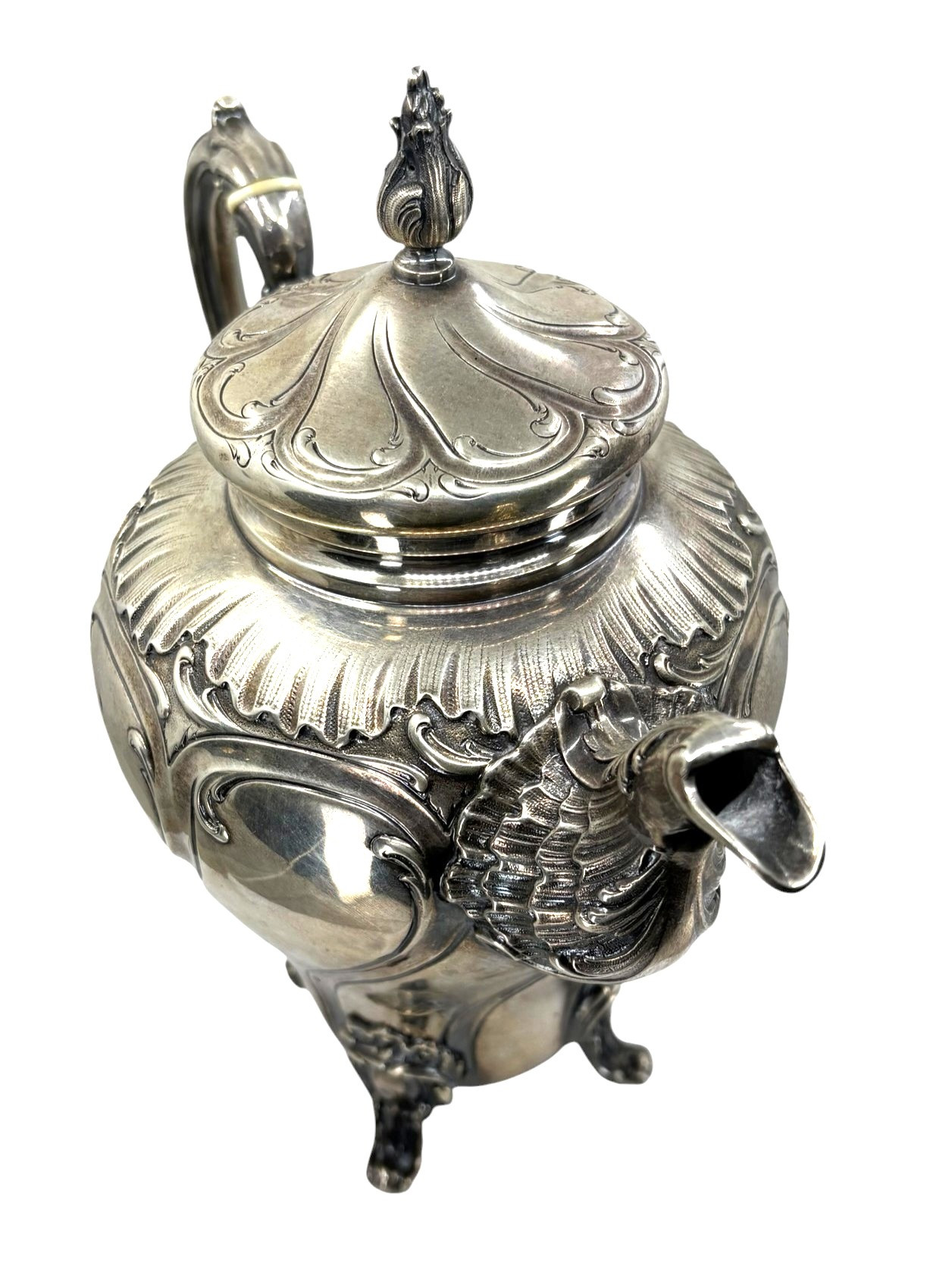 CAETIÈRE EN ARGENT ART-NOUVEAU