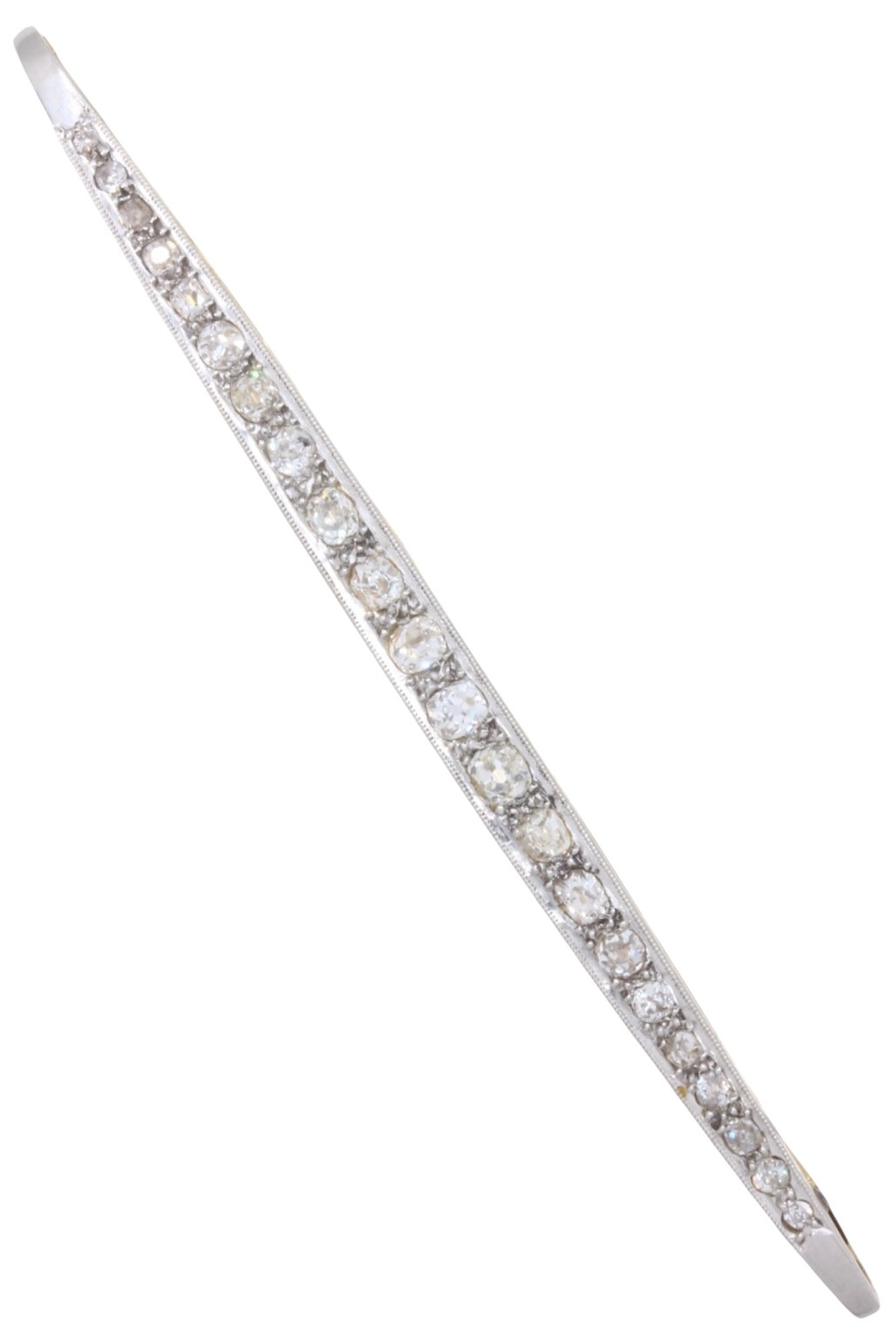 BROCHE BARRETTE DIAMANTS