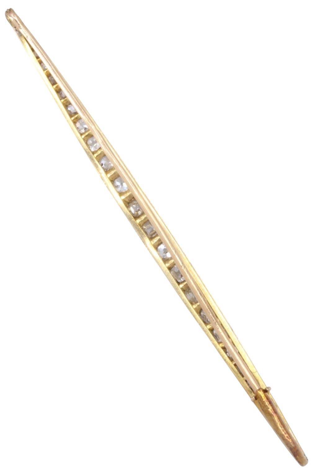 BROCHE BARRETTE DIAMANTS