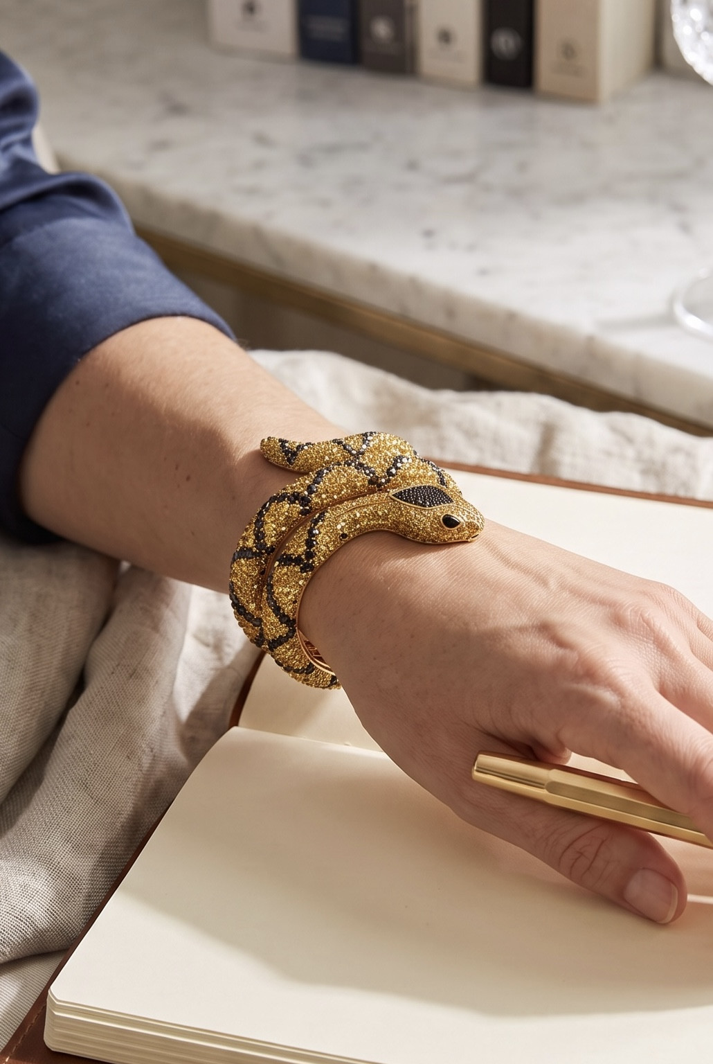 BRACELET ARTICULÉ SERPENT
