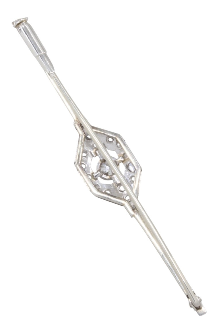 BROCHE BARRETTE DIAMANTS