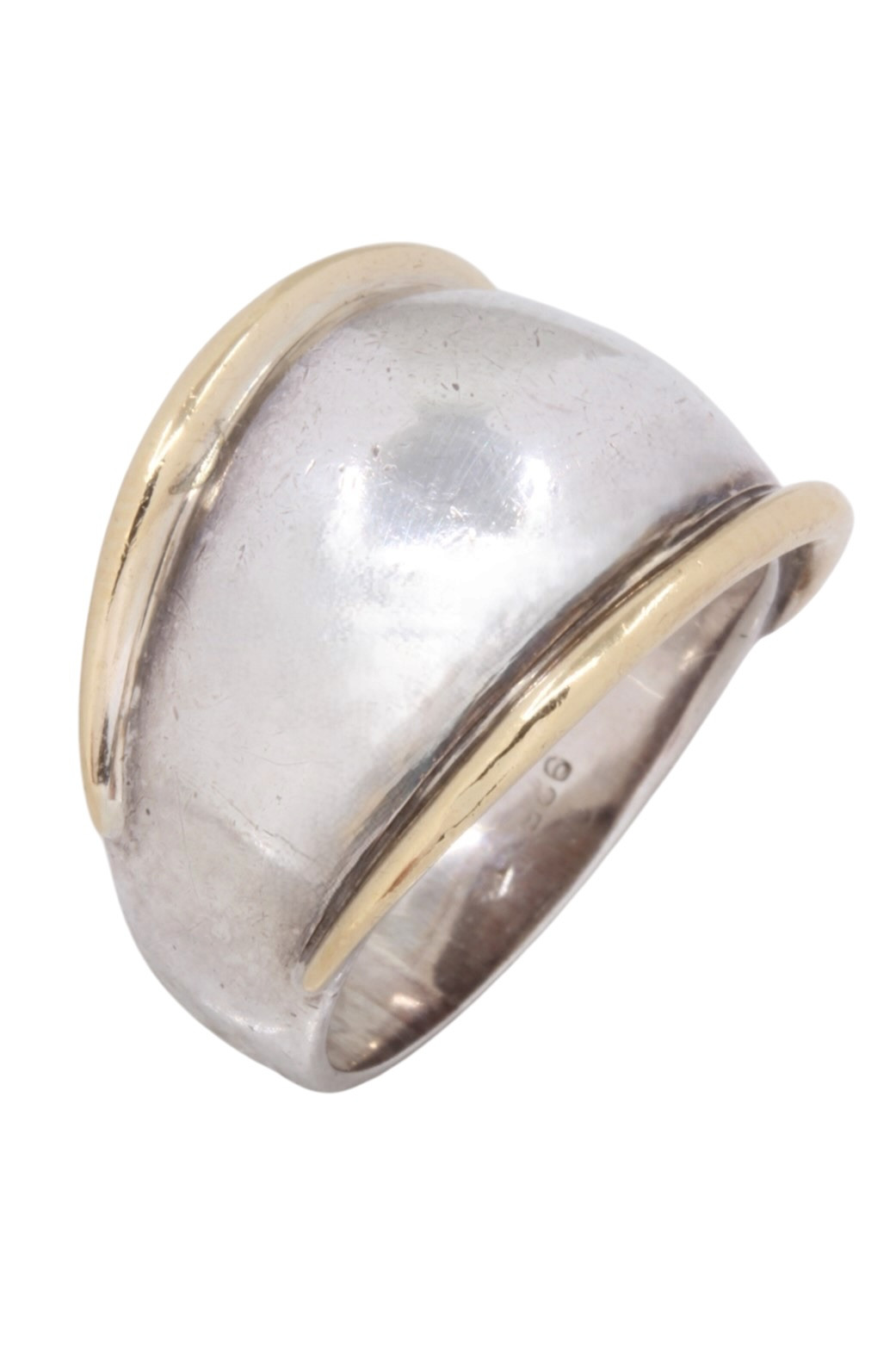 BAGUE OR ET ARGENT