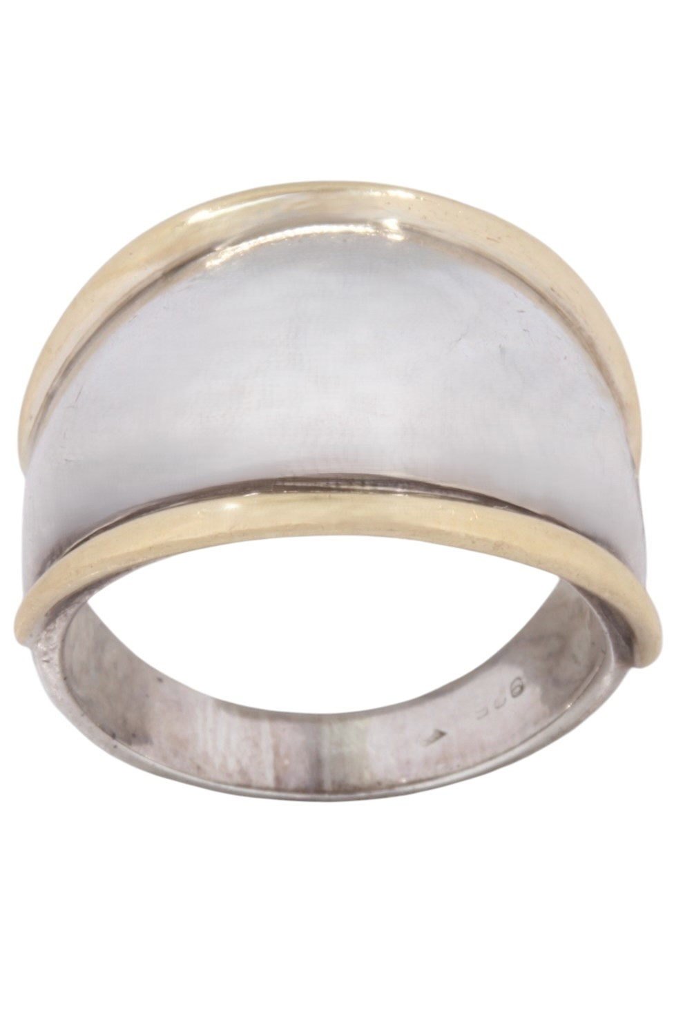 BAGUE OR ET ARGENT