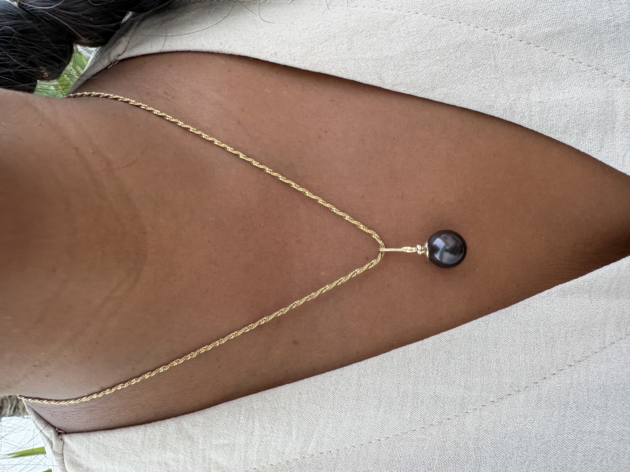 PENDENTIF PERLE TAHITI