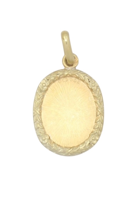 PENDENTIF MEDAILLE D'AMOUR A.AUGIS