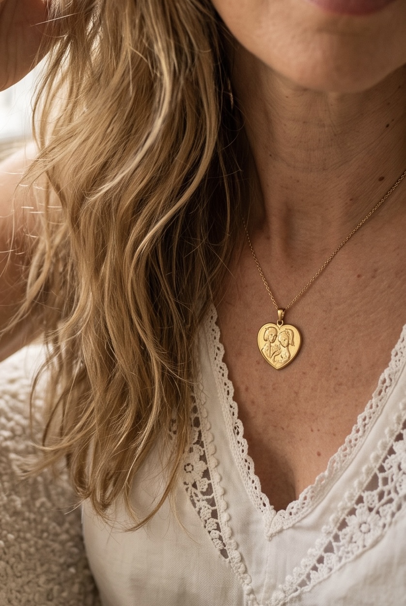 PENDENTIF MEDAILLE AMOUREUX DE PEYNET
