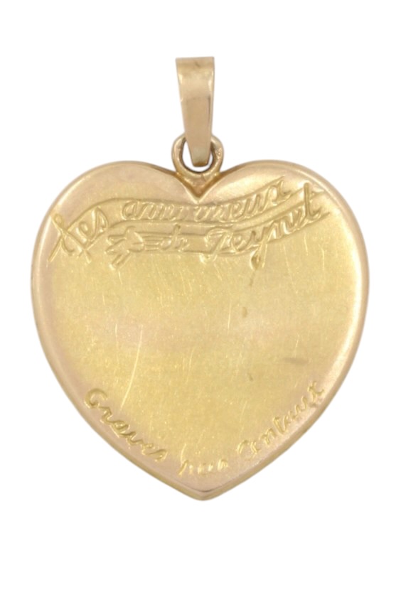 PENDENTIF MEDAILLE AMOUREUX DE PEYNET